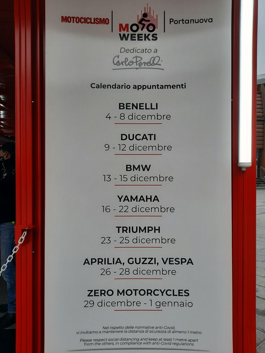 MOTO WEEKS 2020: le ultime novità del motociclismo in esposizione a Milano per tutto il mese di dicembre