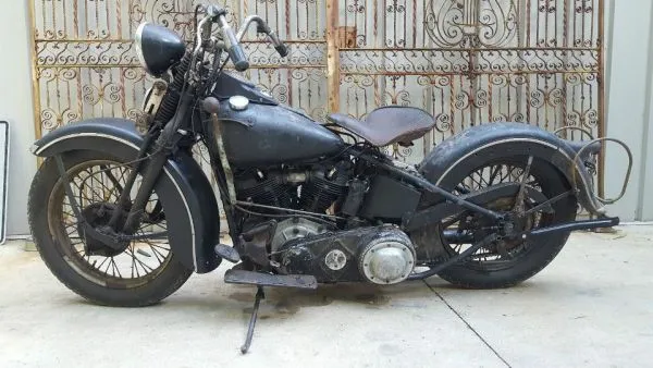 Harley Davidson never restored