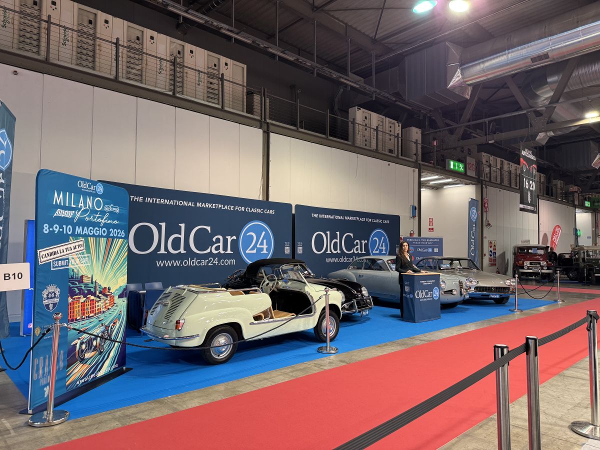 Le auto dei VIP della dolce vita nello stand OldCar24 a Milano Autoclassica