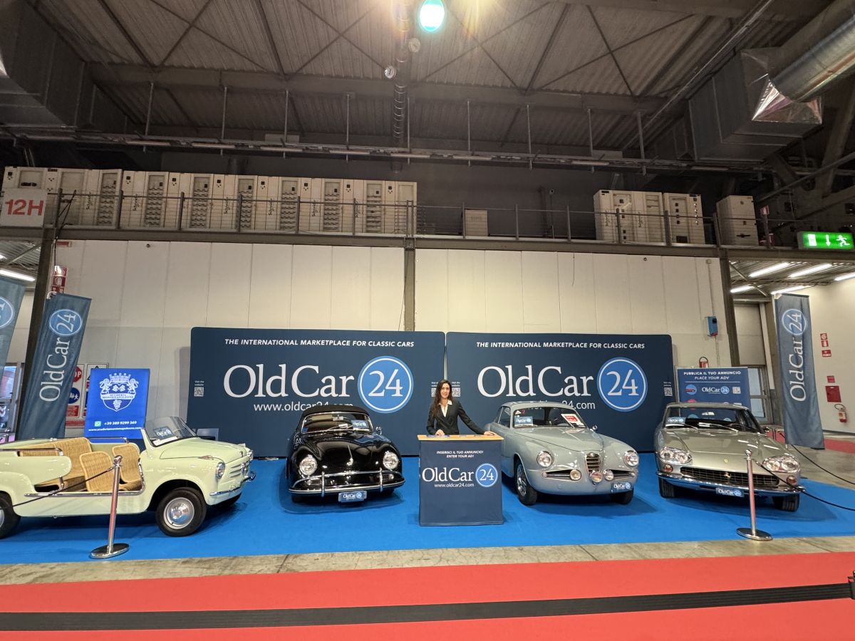 Le auto dei VIP della dolce vita nello stand OldCar24 a Milano Autoclassica
